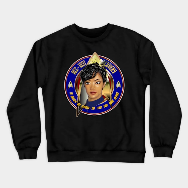 NUMBER ONE MICHAEL BURNHAM Crewneck Sweatshirt by KARMADESIGNER T-SHIRT SHOP